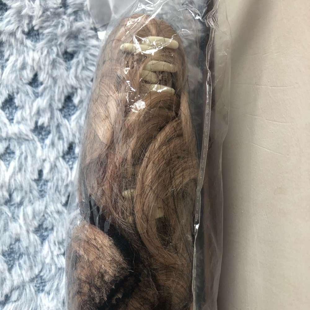14" Hair Piece Pony Tail Extension With clip NIP